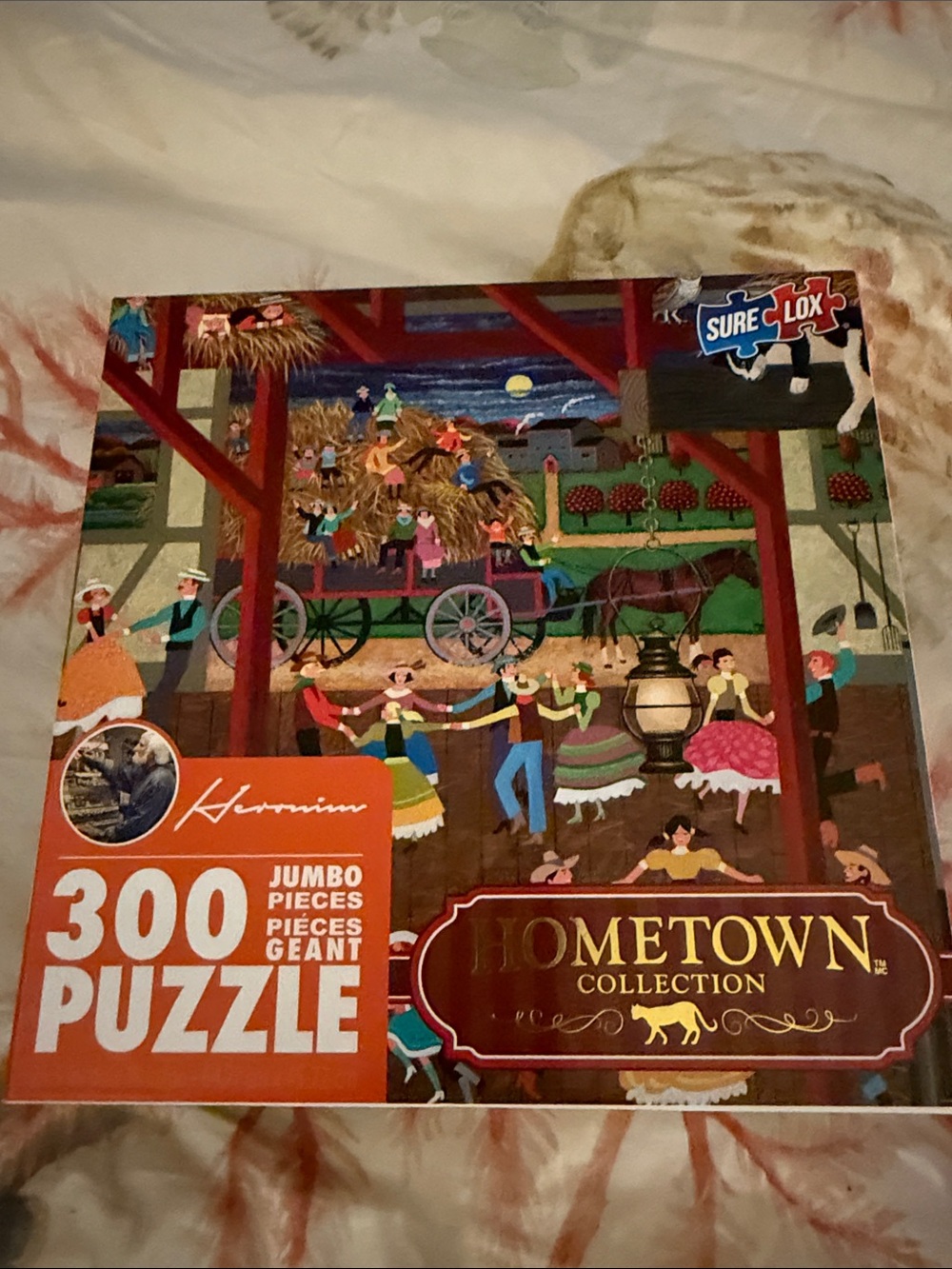 Hometown Collection 300-Piece Jigsaw Puzzle by Hermann “Baen Dance” (Multicolor)